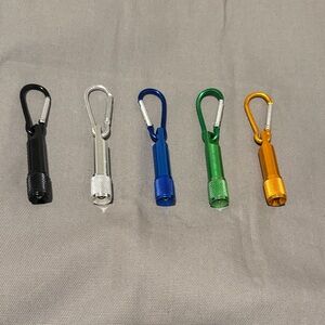 New Mini Clip On Flashlights Different Colors Available